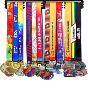 เหรียญวอลเล่ย์บอลสำหรับเล่นบาสเก็ตบอลสำหรับเล่นกีฬาเทควันโดมาราธอนทำจากโลหะเลือกสีทองได้ตามต้องการ - Product Image 1