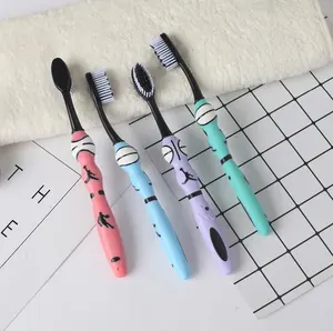 OEM/ODM Nhà Máy Bóng Rổ Shape Thiết Kế Cứng Bristles Người Lớn Bàn Chải Đánh Răng