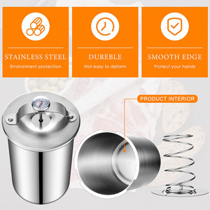 Olla de vapor de acero inoxidable <span class=keywords><strong>para</strong></span> carne, barril <span class=keywords><strong>para</strong></span> carne marinada con termómetro, máquina <span class=keywords><strong>para</strong></span> hacer jamón, <span class=keywords><strong>prensa</strong></span> <span class=keywords><strong>para</strong></span> carne - Product Image 3