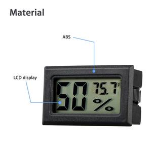 Embedded Mini Digital Hygrometer Thermo LCD Temperature Humidity <b>Thermometer</b> for Reptile Terrarium Pet Tank Cigar Humidor - Product Image 2