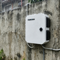 Boîtier de distribution électrique en alliage d'aluminium IP55 ventilé pour caméra de vidéosurveillance extérieure OEM ODM, boîtier métallique électronique