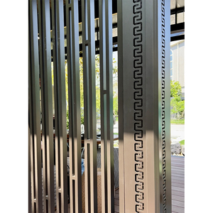 Mobilier extérieur manuel Pergola à persiennes <span class=keywords><strong>murale</strong></span> autoportante en aluminium en usine Pergola de toit à persiennes 4x4 - Product Image 6