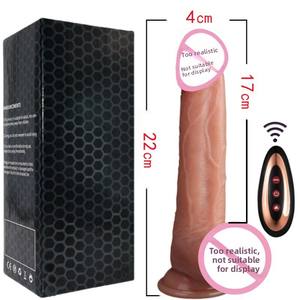 Vibromasseur télescopique chauffant sans fil en silicone <span class=keywords><strong>Roman</strong></span> Emperor, jouet sexuel pour adultes, simulation de vibromasseur féminin - Product Image 3