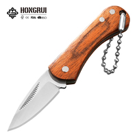 Draagbaar opvouwbaar mes van roestvrij staal met multifunctionele sleutelhanger, mini fruitmes specificatie