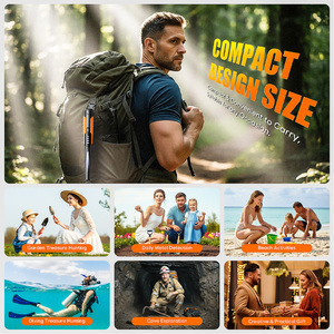 LED ekran ışık tasarımı ve basit operasyon ile taşınabilir Metal dedektörü açık hava aktivitelerinde yetişkinler ve çocuklar için mükemmel - Product Image 3