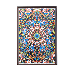 Couleur <span class=keywords><strong>Mandala</strong></span> screen-3D Couches Sculpture sur <span class=keywords><strong>bois</strong></span> Art de découpe laser - Product Image 1