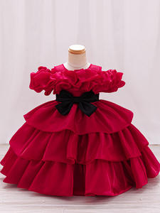 Robe de fête d'anniversaire pour filles, robe de performance de piano, robe de danse pour enfants, robe de princesse pour tout-petits - Product Image 3