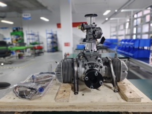 Moteur à essence pour drone 350CC, moteur à deux <span class=keywords><strong>temps</strong></span> pour UAV, moteur à carburant pour avion à voilure fixe, hélice d'avion - Product Image 3
