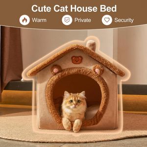Casa Plegable para Mascotas, Desmontable y Lavable, Cueva para Gatos, Sofá Cama para Perros Extra Pequeños y Gatos Pequeños y Medianos - Product Image 6