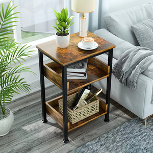Klassischer Holz-Couchtisch mit Ablagefläche für Bürogebäude und Dekorative Wohnmöbel - Product Image 4