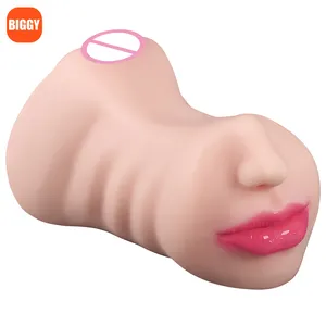 Commercio all'ingrosso 3D Pocket Pussy Doll 3 in 1 bocca vagina bambola del sesso anale realistico maschio masturbatore tasca figa bambola del sesso per gli uomini