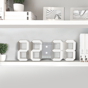 Số 3D Máy Tính Để Bàn Và Treo Tường <span class=keywords><strong>LED</strong></span> Lịch Đồng Hồ Khung Báo Thức - Product Image 5