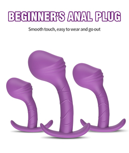 Juego de Tres Tapones Anales Suaves de Diferentes Tamaños, Juguete Sexual para Adultos, Masaje Corporal - Product Image 5