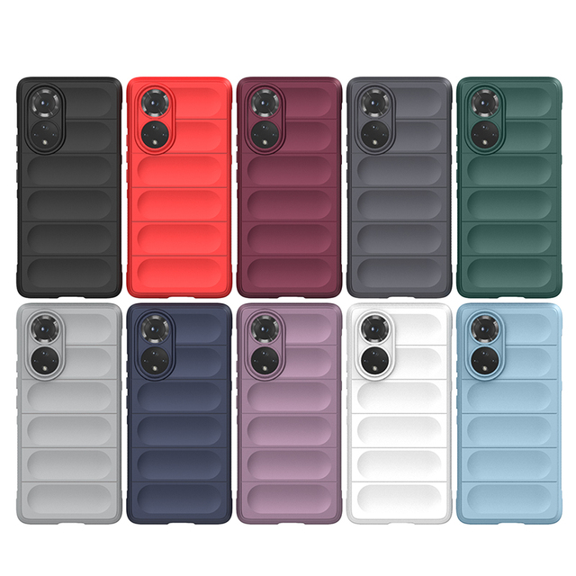 For Huawei Honor 50 70 80 Pro SE Lite Shockproof TPU Phone Case for X6 X7 X8 X9 X30 X40 I Anti-skid Support Wireless Charging
