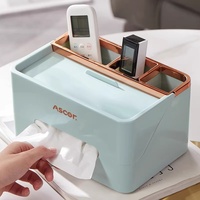 2025 nouveau modèle salon Table basse boîte à mouchoirs Simple maison moderne avec télécommande luxe haut de gamme boîte de rangement en plastique