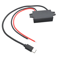 Convertisseur abaisseur de tension DC-DC 12-24V vers 5V 3A 15W USB-C Type-C pour adaptateur de chargeur de téléphone
