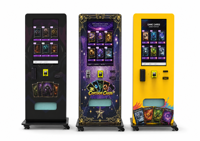 Distributeur automatique de cartes à collectionner avec bande lumineuse personnalisée, écran tactile 32 pouces, SDK activé, gestion cloud, contrôle à distance