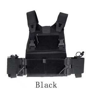 VP-003 Tactical <strong>Vest</strong> FCSK <strong>Molle</strong> System Laser Cut Plate Carrier Lightweight Folding Breathable Portable Hunting - Product Image 3
