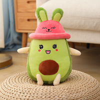 Jouet en peluche de Fruit mignon 2022 cadeau d'anniversaire peluche d'avocat douce oreiller en peluche de fruit oreiller de bébé