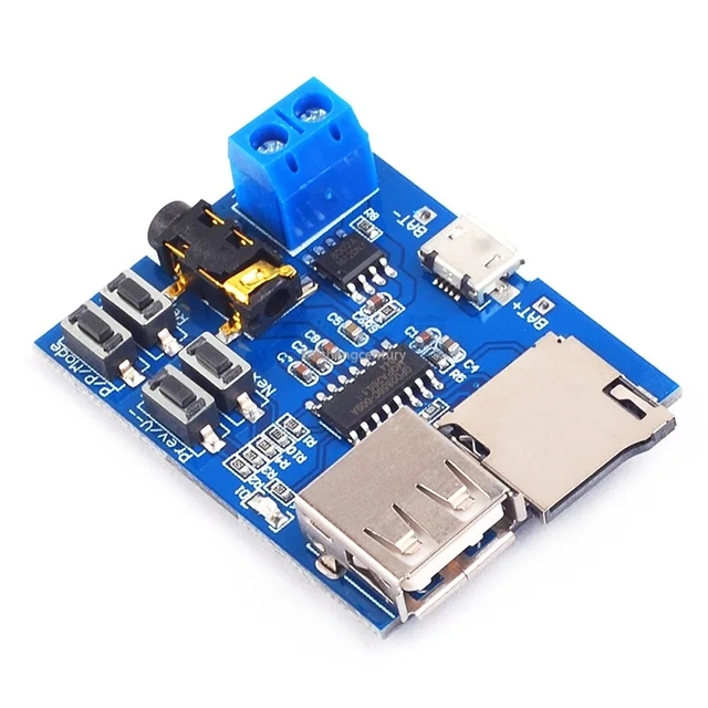 Voice on  Amplifier Module  Audio External USB Drive Voice Amplifier Module MP3 Decoding Player Module