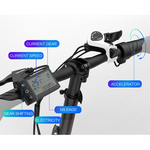 HEZZO-Vélo électrique pliable pour adulte, batterie au lithium, vitesse rapide, pneu tout-terrain, 400W, 48V, 14,5 Ah, entrepôt européen et britannique - Product Image 2