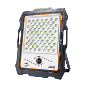 Security Stadium Outdoor Rechargeable <b>SMD</b> IP65 Waterproof Full-Color 1080P Day/Night Solar Flood Light 200W <b>LED</b> Camera Tuya - Product Image 1