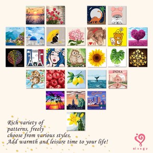 Kit de Peinture par Numéros DIY : Sites Touristiques Mondiaux, Peinture à l'Huile Numérique, <span class=keywords><strong>Paysage</strong></span> Rétro, Décoration Murale Faite Main - Product Image 6