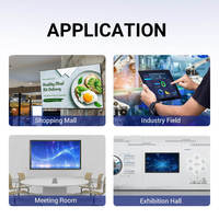Tableau blanc interactif 86 pouces, écran LCD LED tout-en-un pour conférence, affichage 4K UHD avec fonction tactile infrarouge