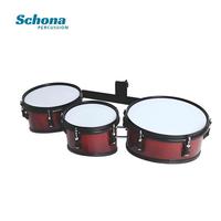 Birch Wood Snare Marching Drum for Children's Band Double Layer Adjustable Handmade Percussion Instrument Various Sizes Back
