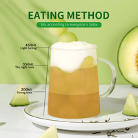 Expédition Rapide Vente en Gros Poudre de Boisson en Sachet au Collagène, Glutathion et Vitamine D au Melon Hami, 10 Bâtonnets, pour l'Éclat de la Peau et la Beauté des Femmes