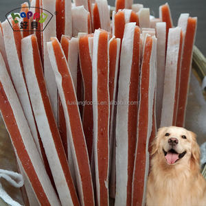 רצועות סנדוויץ' עוף/ברווז, חטיפי כלבים עשירים בחלבון, ללא דגנים, טבעיים, ייצור לפי הזמנה, מותג פרטי, ישירות מהמפעל, חטיף לאילוף כלבים - Product Image 2