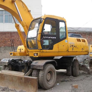 Excavadora Usada de Segunda Mano, Maquinaria para Movimiento de Tierras HYUNDAI 210W-5 en Venta - Product Image 1