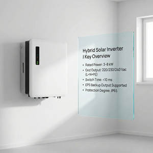 Onduleur Solaire Hybride IP65 2.2-10.2kW 230V Monophasé 2MPPT Efficacité MPPT 99.9% Protection Anti-Îlotissement CAN RS485 - Product Image 4