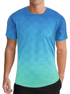 T-shirt de sport léger pour homme, respirant, à séchage rapide, anti-transpiration, extensible dans quatre directions, idéal pour la course à pied et l'entraînement en salle de sport - Product Image 4