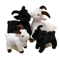 CPC peluche chèvre décoration Noël peluche animal jouet en peluche logo personnalisé