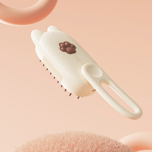 Peine para <span class=keywords><strong>Pelo</strong></span> de Perro y Gato, Autolimpiante, Eliminador de <span class=keywords><strong>Pelo</strong></span> Suelto, Herramientas de Limpieza para Mascotas, Cepillos de Vapor para Gatos, Cepillos con Pulverizador para Mascotas - Product Image 6