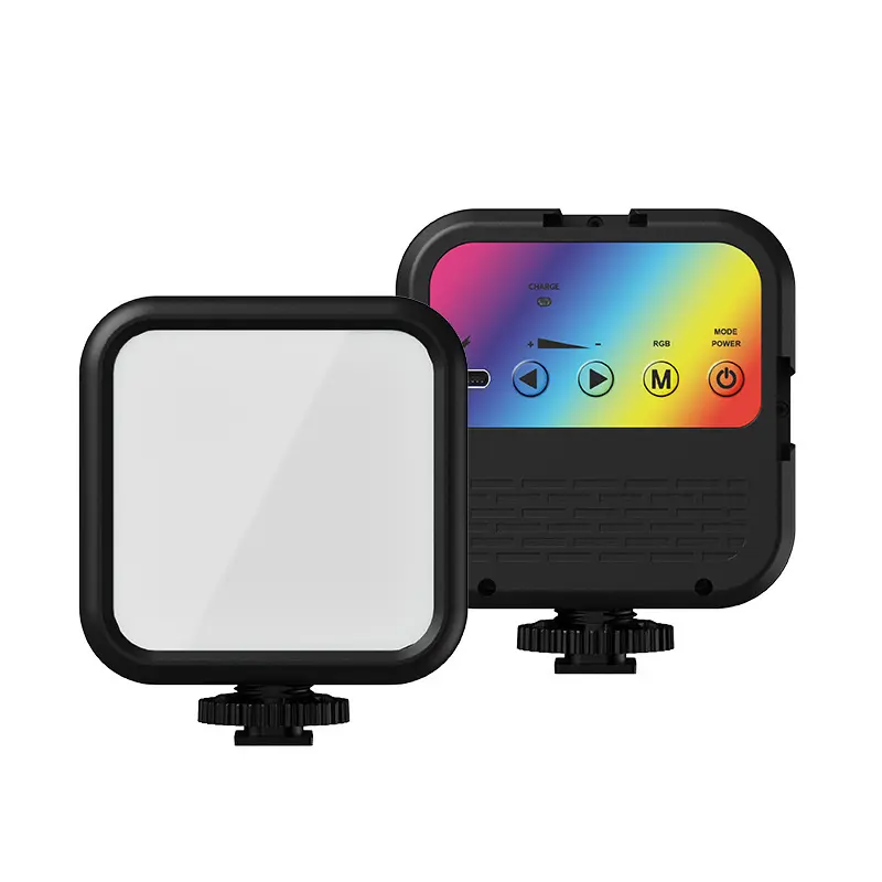 フルRGBLEDビデオフィルライト磁気ミニポータブルforYoutube Tiktok Vlog Beauty充電式電話カメラランプ照明