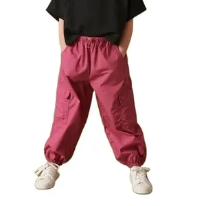 New Arrival Children Clothing Running Training Balloon Trousers Casual Fashion Cargo Pants For Girls