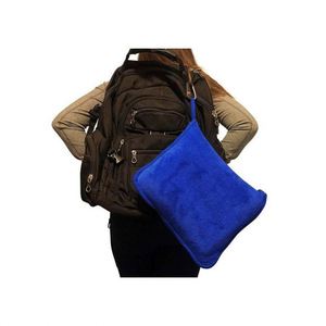Multifunctional 2-In-1 Car Pillow Blanket, Flannel Zipper Foldable Travel Blanket Pillow Airplane Blanket - Product Image 4