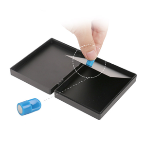 Scatola di Plastica Nera per Trucchi di Magia Classici, Custodia per Carte di Carta Spezzata che Scompaiono - Product Image 4