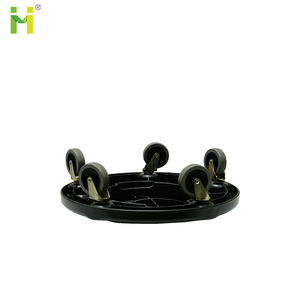 Bote de basura redondo, PP, color negro - Product Image 4