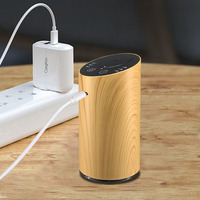 Purificateur d'air ultrasonique portable avec diffuseur et humidificateur d'huiles essentielles sans eau au design de grain de bois Garantie 1 an