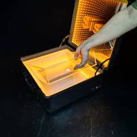 Boîte en acrylique VIP pour steak avec LED clignotantes, étui de transport pour bar, boîte de nuit, KTV