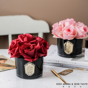 1314 Rosas Preservadas, Flores Artificiales Rojas, Decoración Redonda para Mesa, Regalo de San Valentín, Aroma Elegante, Larga Duración, 3-5 Años - Product Image 2