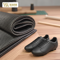 Tissu en maille 3D respirant, anti-humidité, léger, 100 % polyester, directement de l'usine, idéal pour les empeignes et les languettes de chaussures de sport.