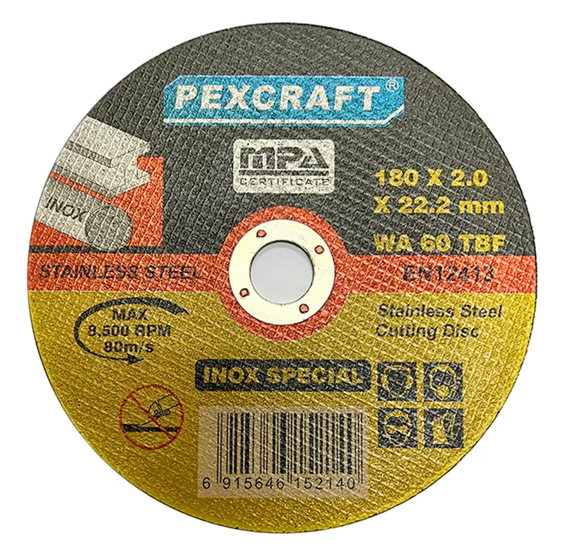 PEXCRAFT alüminyum oksit 300mm kesme çarkı Metal kesme bıçağı Metal paslanmaz çelik için kesme diski