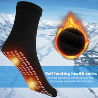 Chaussettes de massage par acupression pour hommes et femmes, confortables, respirantes, thermiques, anti-froid, pour les pieds, soins de santé, chaussettes d'hiver