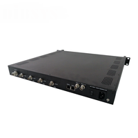 Modulateur satellite Mmds DVBS DVB-S2 QPSK 8PSK 16PSK 32PSK RF pour système de transmission de télévision numérique BISS Scrambling Entrée IP/ASI