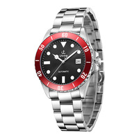 Montre mécanique automatique de luxe pour homme, bracelet en acier inoxydable, étanche 50M, calendrier, montre-bracelet décontractée pour affaires