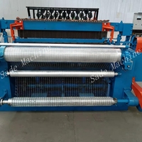 Machine de soudure automatique à grande vitesse de grillage d'acier au carbone pour la barrière de grillage de petit pain